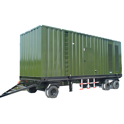 东阁镇会议移动集装箱型发电机组电站